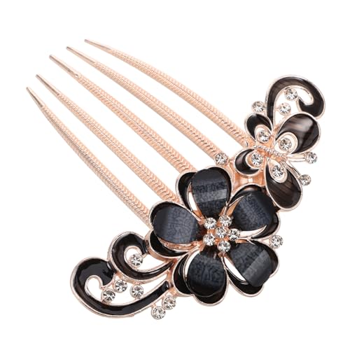 Beaupretty Stabiler Haarkamm mit Langem Zahn Strass Haarspange für Damen Fester Schonendes Material Leichter Haarclip für Hochsteckfrisuren und Festliche Anlässe von Beaupretty