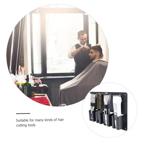 Beaupretty Stabiler Haarschneider Ständer aus Robustem Praktischer Organizer für Elektrische Bart und Haarschneidemaschinen Platzsparend für Salon Bad und Schlafzimmer Schwarz von Beaupretty