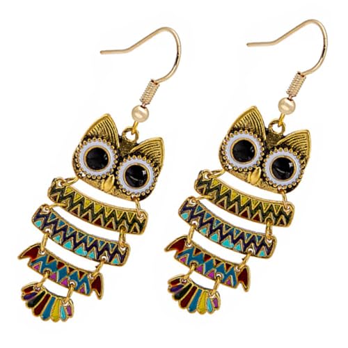 Beaupretty Statement Ohrringe für Damen Bunte Eulen Ohrhänger mit Tropfen Design Modischer Ohrschmuck Allergiefreie Auffällige Anhänger für Frauen und Freundinnen Beaupretty Statement Ohrringe für Damen Bunte Eulen Ohrhänger mit Tropfen Design Modischer Ohrschmuck Allergiefreie Auffällige Anhänger für Frauen und Freundinnen von Beaupretty