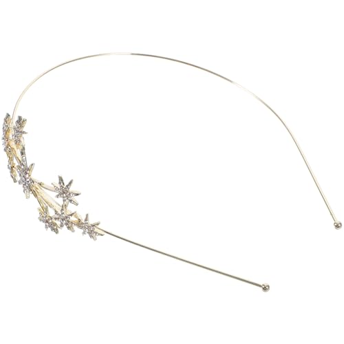 Beaupretty Braut Stirnband Schneeflocken-Stirnband Neujahrs-Stirnband Stirnband für Teenager-Mädchen Haarschmuck für die Hochzeit Tiara mädchen stirnbänder Sterne Stirnband Krone Haarband von Beaupretty