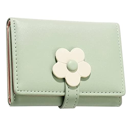 Beaupretty Kleine Geldbörse für Mädchen Blumenmuster PU Münztäschchen Kompaktes Design für Teenager von Beaupretty