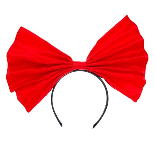 Beaupretty Stirnband Mit Großer Schleife Weihnachtsbaumspitze Schleife Mädchen Haarschleifen Bowknot-vorhang Raffhalter Feiertagsschleifenknoten Weibliche Produkte Satin Damen Cosplay von Beaupretty