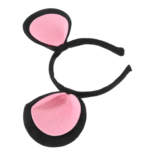 Beaupretty Stirnband Mit Rattenohren Haarreif Aus Filz Für Party Festival-kopfschmuck Verstellbar Niedlicher Mausohren-schmuck Für Bühnenauftritte Und Kostümevents von Beaupretty