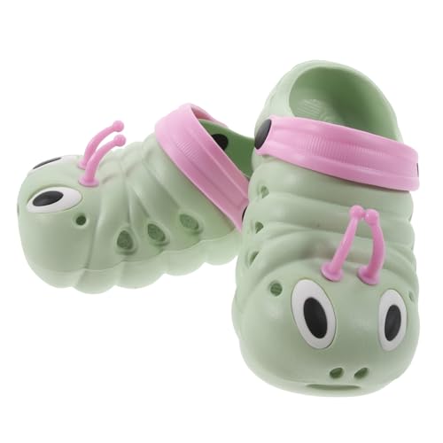 Beaupretty Strand Sandalen Jungen Mädchen Rutschfest Cartoon Sommer Slipper Grün Innenlänge Leicht Hautfreundlich von Beaupretty