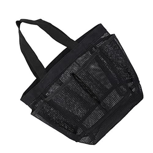 Beaupretty Strandtasche Aus Netzgewebe Make-up-Tasche Für Damen Kosmetiktasche Tragbar Outdoor-Organizer Mit Mehrzwecktaschen Reisen Und Alltag Geeignet von Beaupretty