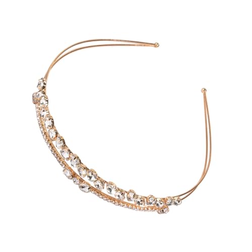 Beaupretty Strass Haarreif Doppelreihig Hochwertiger Haarschmuck für Damen Hochzeit Party Braut Schmuck Elegant und Zeitlos von Beaupretty