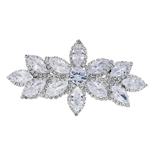 Beaupretty Strass Haarspange Hochzeit Glitzernde Haarnadel Für Frauen Hochzeits Haarschmuck Haarklammer Silber Für Feiern Und Besondere Anlässe von Beaupretty