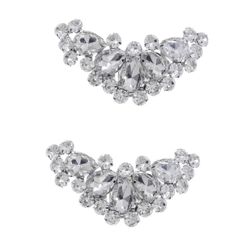 Beaupretty Strass Schuhschnallen für Damen Abnehmbare Schuhblumen Funkelnden Kristallen Vielseitige Schuhdekoration für Hochzeit Pumps Sandalen Stiefel Leicht und Sicher von Beaupretty