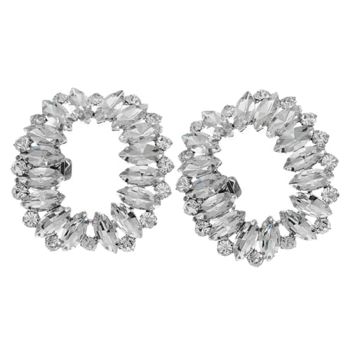 Beaupretty Strass Schuhschnallen für Damen Hochzeits Schuhclips mit Blumenmotiv Abnehmbare Schuhaccessoires Legierung Dekoration für Pumps und High Heels von Beaupretty