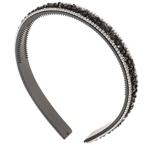 Beaupretty Strass-pailletten-stirnband Yoga-haarband Strass-haarbänder Für Kristallkopfschmuck Frauen Kopfschmuck Dünnes Stirnband Glitzer-stirnband Haarreifen Damen Strasssteine Zubehör Wild von Beaupretty