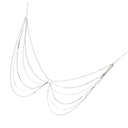 Beaupretty Strass Taillenkette Damen Leichtes Legierungs design Modische Körperkette für Beach Party und Bikini Mehrschichtiges Accessoire für Mädchen und Frauen Komfortabel und Langlebig von Beaupretty