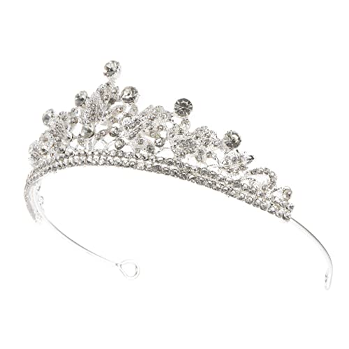 Beaupretty Strass Tiara Diamant Braut Barock Für Frauen Brauthochzeit Haarschmuck Für Damen Hochzeitskronen Aus Strass Braut Hochzeit Kronen Hochzeitskleid Weiß Zubehör Strasssteine Fräulein von Beaupretty