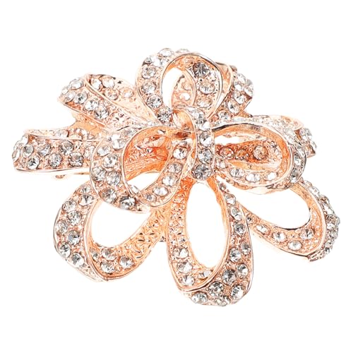 Beaupretty Stylische Brosche Metall mit Knotted Strip Design und Strass für Outfits Geeignet als Anstecker für Kleidung Jacken und Pullover von Beaupretty