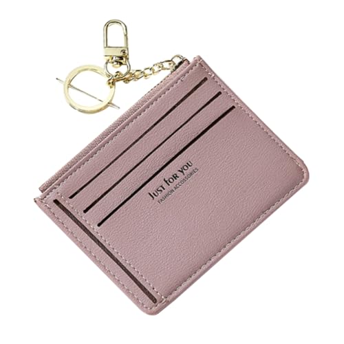 Beaupretty Stylische Damen Geldbörse Klein mit Schlüsselanhänger Mehrlagiges Kartenetui Modisches Portemonnaie aus Langlebigem Material Geeignet für Alltag und Reisen Praktische Mini von Beaupretty