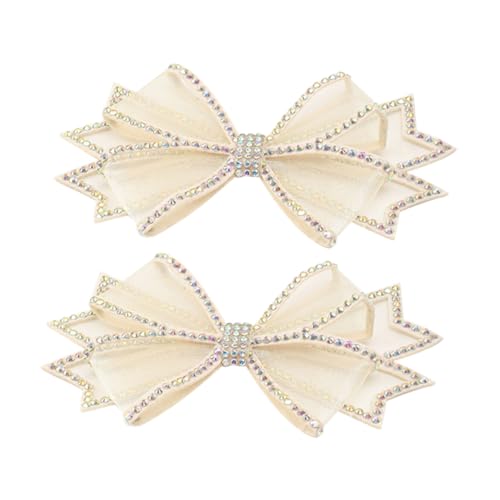 Beaupretty Süße Schuh Charms mit Glitzer Abnehmbare Bowknot Dekoration für Damen Diy Schuhschmuck für Pumps Sneakers und von Beaupretty