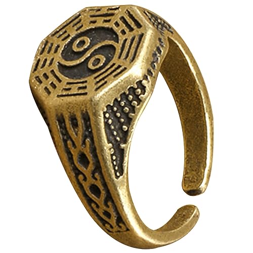 Beaupretty Taoismus für und Frauen Offenes Band Vintage Design Schmuckstück für der Chinesischen Kultur Einstellbar und Langlebig von Beaupretty