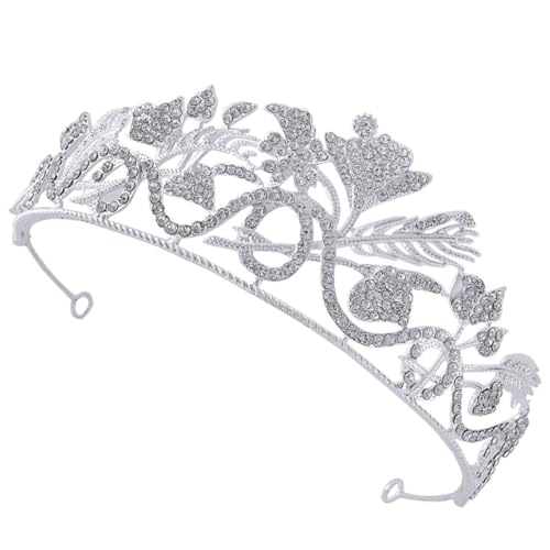 Beaupretty Tiara Brautkronen für die Hochzeit Kronen für Frauen hochzeitshaar schmuck wedding hair accessories Haarschmuck für die Hochzeit Stirnband Hochzeitskronen für die Braut Weizenkrone von Beaupretty