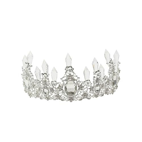 Beaupretty Tiara Krone Cake Topper Geburtstagskronen Deko Kristallbesetzter Haarschmuck und Kuchendekoration für Besondere Anlässe Wie Hochzeit und Party von Beaupretty