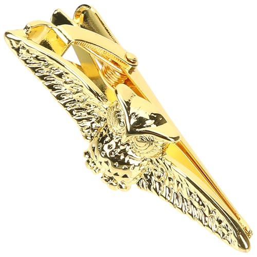 Beaupretty Tiermotiv Krawattenklammer für Herren Eleganter Goldener Clip im Klassischen Design für Anzug und Hemd Perfektes Accessoire für Hochzeiten und Formelle Anlässe von Beaupretty