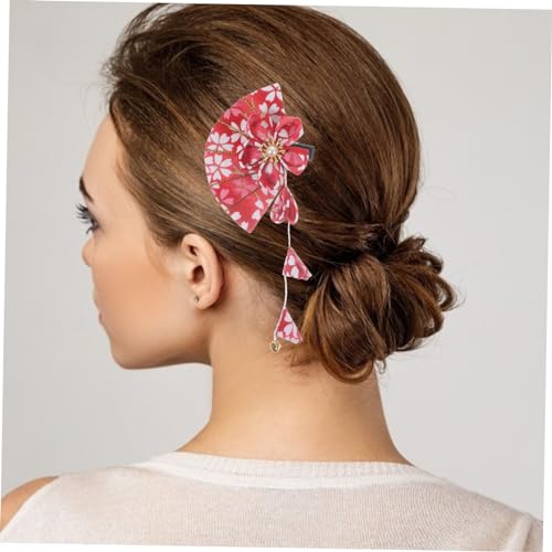 Beaupretty Traditioneller Tassel Haarklammer Damen Haarschmuck Kirschblüte Haarnadel Design Kopfbedeckung für Alltag und Fest Zufällige Farbe von Beaupretty