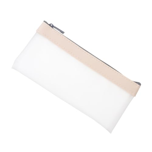 Beaupretty Transparente Geldtasche mit Reißverschluss Große Kosmetiktasche für Makeup Münzen und Stifte für Reisen und Zuhause Elegantem von Beaupretty