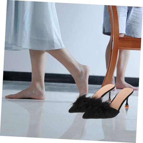 Beaupretty Transparente High Heels Hausschuhe mit Dünnem Absatz und Weichem Futter Rutschfest Stilvolle Damen Party slipper Atmungsaktiv und Komfortabel für Sommer und Alltag Beaupretty Transparente High Heels Hausschuhe mit Dünnem Absatz und Weichem Futter Rutschfest Stilvolle Damen Party slipper Atmungsaktiv und Komfortabel für Sommer und Alltag von Beaupretty