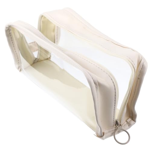 Beaupretty Transparente Kosmetiktasche Große Reise Kulturtasche für Makeup und Toilettenartikel Langlebig und Praktisch für Flugreisen Vielseitige Aufbewahrung für Damen und Herren von Beaupretty