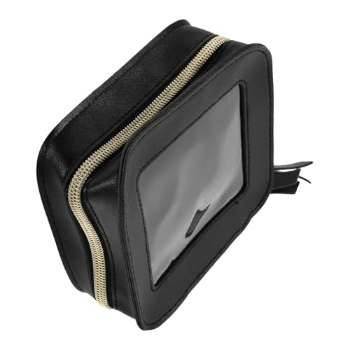 Beaupretty Transparente Kosmetiktasche Makeup Organizer mit Aufbewahrung für Lippenstifte Pinsel Handliche Kulturtasche für Reisen Fitness Gym Damen von Beaupretty