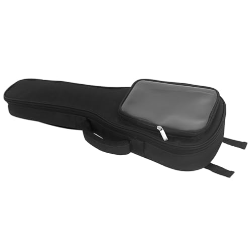 Beaupretty Ukulele Tasche Schwarz Gepolstert Oxford Leicht Tragbar Organizer mit Transparentem Seitenfach für Erwachsene Konzert Ukulelen Beaupretty Ukulele Tasche Schwarz Gepolstert Oxford Leicht Tragbar Organizer mit Transparentem Seitenfach für Erwachsene Konzert Ukulelen von Beaupretty