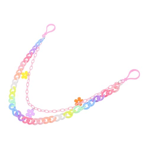 Beaupretty Unisex Hip Hop Hosenkette mit Abnehmbaren Bunten Blumen Regenbogenlinks Stylisches Punk Accessoire für Jeans Röcke und Rucksäcke bei Partys von Beaupretty