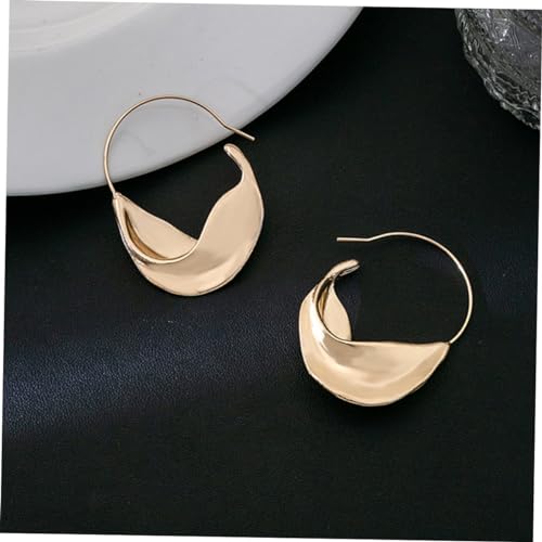 Beaupretty Unregelmäßige Geometrische Damen Ohrringe Leichte Creolen Ausgefallene Vintage Drop Ohrhänger Dekorative Schmuckgeschenke für Frauen und Mädchen von Beaupretty