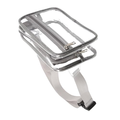 Beaupretty Verstellbare Bauchtasche Transparent mit Verstellbarem Gürtel Langlebige Hüfttasche für Herren Multifunktionale Gürteltasche Radfahren Wandern Reisen und Alltag mit Mehreren von Beaupretty