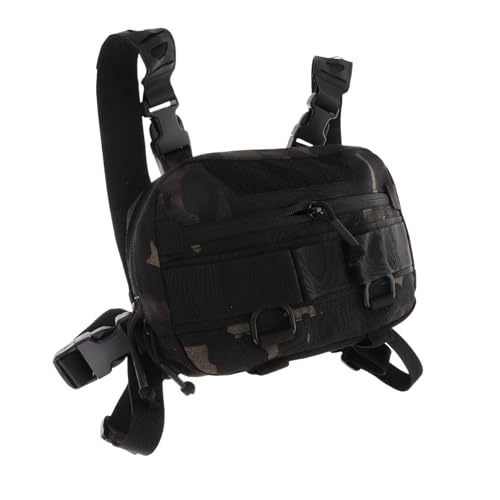 Beaupretty Verstellbare Herren Brusttasche aus Robustem Oxford Material Vielseitige Outdoor Umhängetasche für Sport Wandern Radfahren und Reisen mit Komfortablem Sitz und Modischem Design von Beaupretty