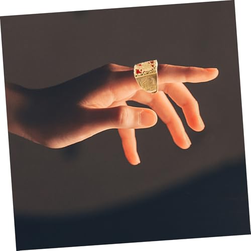 Beaupretty Verstellbarer Chinesischer Drachenring aus Kupfer für Herren und Damen Offener Zodiac tier Schmuck Leichter Vintage stil Hautfreundlich Geschenkidee für Alltag und Jubiläum von Beaupretty