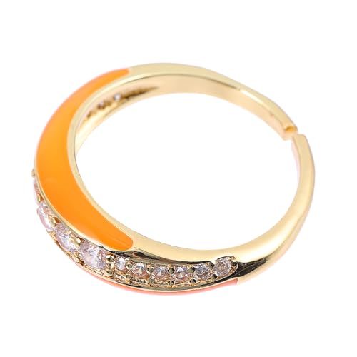 Beaupretty Verstellbarer Damenring Kupfer mit Buntem Design Modischer Fidget Ring für Finger für Partys und Alltag Beaupretty Verstellbarer Damenring Kupfer mit Buntem Design Modischer Fidget Ring für Finger für Partys und Alltag von Beaupretty