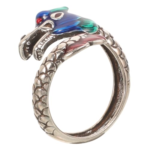 Beaupretty Verstellbarer Drachenring für Damen und Herren Retro Schmuck Minimalistisches Design Kreativer Fingerring Vielseitig für Alltag und Besondere Anlässe Einzigartiger Individueller von Beaupretty