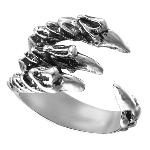 Beaupretty Drachenklaue Ring Aus Legierung Mit Detaillierter Verarbeitung Verstellbarer Modischer Fingerschmuck Für Herren Und Frauen Für Geburtstage Und Feste von Beaupretty