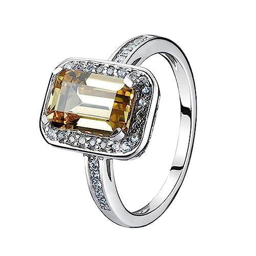 Beaupretty Gelber Rhinestone Offener Ring Verstellbarer Versprechenring Für Damen Stilvoller Schmuck Für Besondere Anlässe Und Alltag Beaupretty Gelber Rhinestone Offener Ring Verstellbarer Versprechenring Für Damen Stilvoller Schmuck Für Besondere Anlässe Und Alltag von Beaupretty