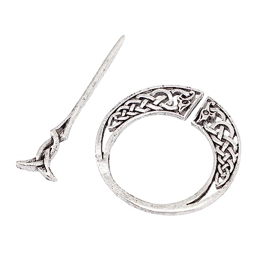 Beaupretty Viking Haarnadel aus Haarspange für Damen Retro Keltischer Knoten für Hochzeiten Partys und Freizeit Perfektes für und Mädchen Antikes Design Silber von Beaupretty