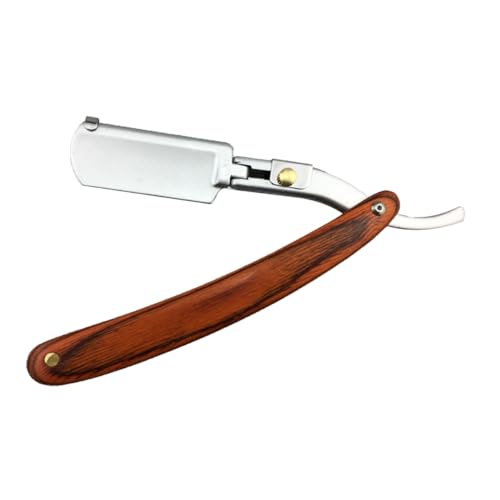 Beaupretty Vintage Barber Rasiermesser aus Stahl Metall Haarschneider für Herren Sicherer Tragbarer Bart und Haarschneide Shaper für Friseursalons und Reisen von Beaupretty