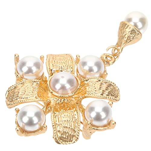 Beaupretty Vintage Barock Perlen Brosche Pin für Damen Dekoration für Kleidung und Taschen als für Geburtstage und Feiertage von Beaupretty