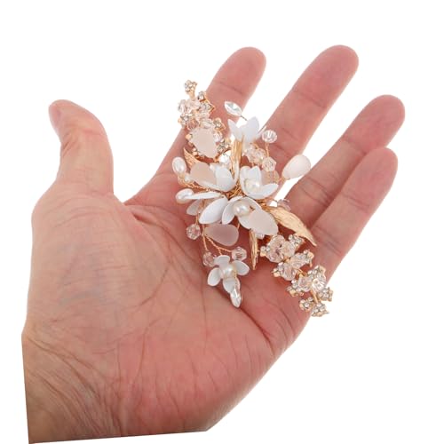 Beaupretty Vintage Braut Haarnadeln mit Perlen und Dekorative Haarspangen für Frauen Vielseitige Seitenclips aus Legierung und Kunststoff für Hochzeit und Hanfu Eleganter Brautschmuck von Beaupretty