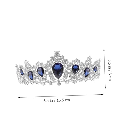 Beaupretty Vintage Braut Tiara Haarschmuck mit Barock Design für Hochzeit Braut Party Komfortabler Kopfschmuck und Silber von Beaupretty