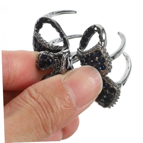 Beaupretty Vintage Haarklammer mit Strasssteinen Kleine Metall Haarklammer für Frauen für Alltag Hochzeit und Besondere Anlässe von Beaupretty