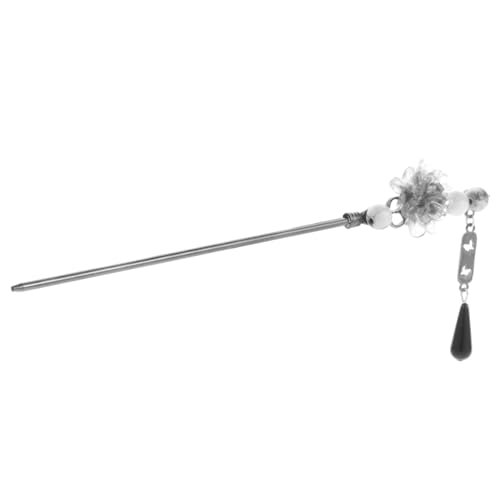 Beaupretty Vintage Haarstab Haarstäbchen für Damen Zinklegierung Haarknotenstab mit Anhänger Chinesische Haaraccessoires für Lange Haare Haarstyling Tool für Dutt Frisuren von Beaupretty