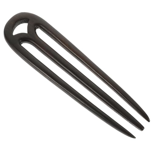 Beaupretty Vintage Haarstab aus Schwarzem Sandelholz Haarschmuck für Damen Handgefertigte Retro Haarnadel Robustes Haarzubehör für Party Alltagsfrisuren von Beaupretty