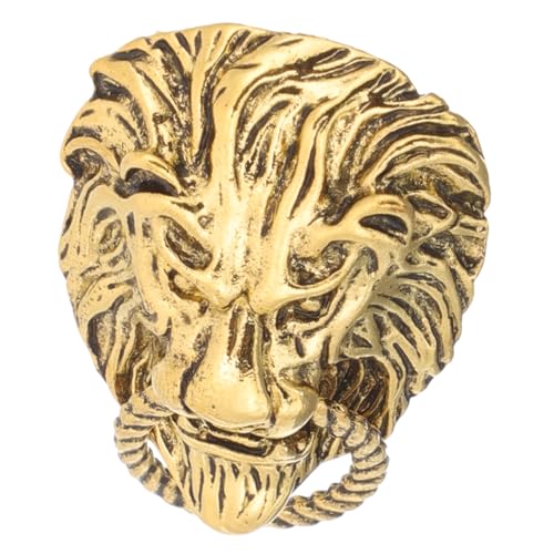 Beaupretty Vintage Löwen Brosche Anstecknadel aus Edles Kleidungsornament für Herren Hochwertiger Reverspin für Anzug Jacken Partys und Business Events Detailreich Verarbeitet Antikem von Beaupretty