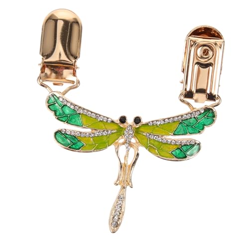 Beaupretty Vintage Pfau Strass Pullover Clip aus Metall Modischer Cardigan Clip und Schalclip für Damen und Herren Vielseitige Spange zum Halten und Dekorieren von Strickjacken und von Beaupretty