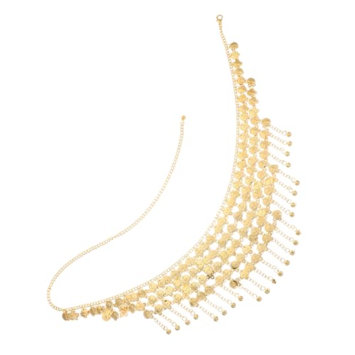 Beaupretty Münzgürtel Aus Metall Für Damen Mit Quaste Verstellbarer Taillenketten-gürtel Mehrschichtige Bauchtanzketten Für Tanzkostüme Und Partys von Beaupretty