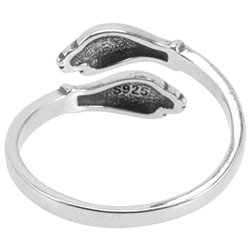 Beaupretty Vintage Umarmungsring für Frauen Offener Ring Ästhetisches Kostümschmuck Accessoire für Verschiedene Outfits und Anlässe Kreatives für Freundinnen von Beaupretty